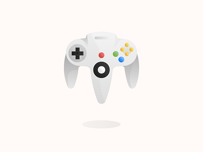 Nintendo 64 controler controler culture gaming icon illustration superchouette nintendo pop retro