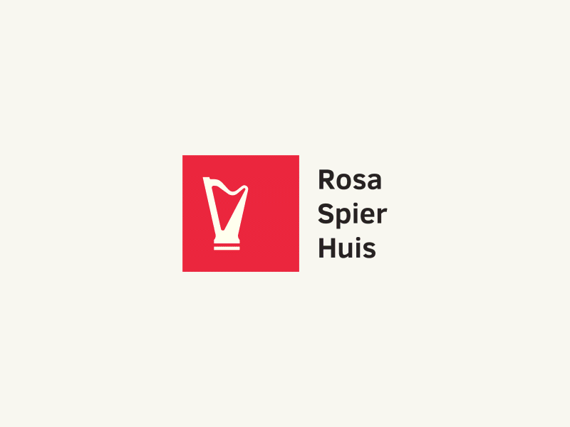 Rosa Spier Huis logo animation art community house huis logo paintings people retirement rosa spier