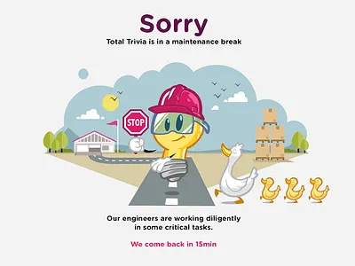 Total Trivia Maintenance corporate illustration illustration lightbulb maintenance