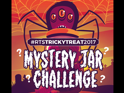 Mystery Jar candies halloween illustration outsourcing poster rethink robot spider staffing trickortreat