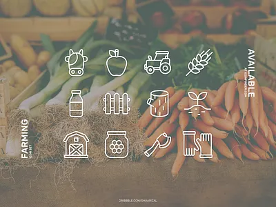 Farm Icon icons illustration ui ux vector