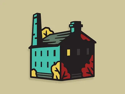 Crafty Old Mill architecture building craft enamel industry mill northern pin yorkshire