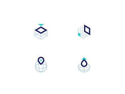 Icon Set cloud computing deploy digitalocean droplets global icon set icons scale servers wireframe