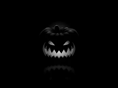 Pumpkin black candle halloween horror jack o lantern light noir pumpkin scarry smile
