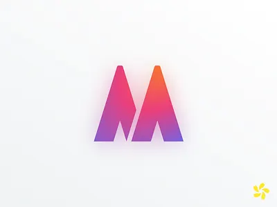 DrawnbyMe design douglas andres gradient graphic logo pencil