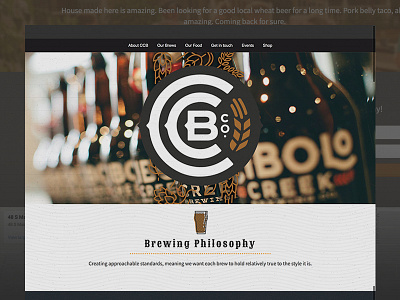 Ccb study beer design texas webdesign website