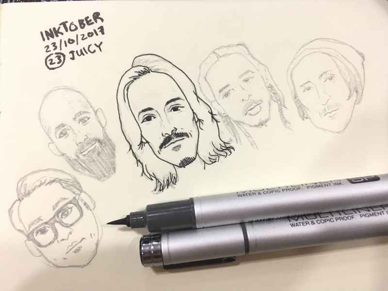 Example of Day 23 inktober