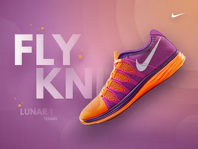 Fly Knit Lunar 1 card colour lunar new york nike orange shoe sports ui web
