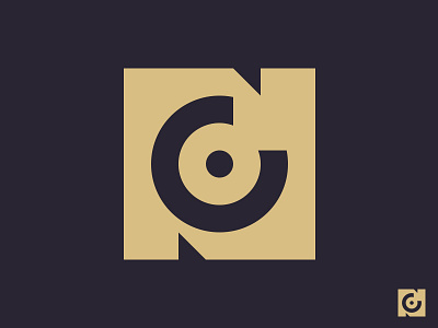 NC monogram. alex escu geometric grid logotype mark minimalism monogram symbol