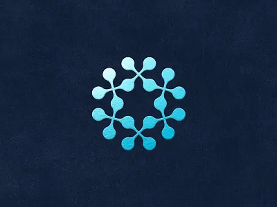 Biocell abstract biology brand cell identity logo medical organisation print research science symbol