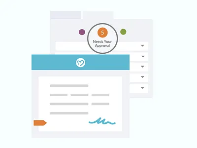 On-boarding illustrations: Forms forms illustration product tech ui