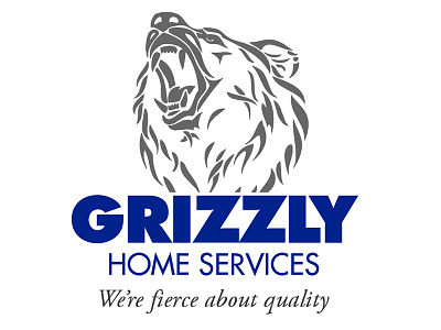 Grizzly Home Services Logo grizzly home services logo design by blake andujar