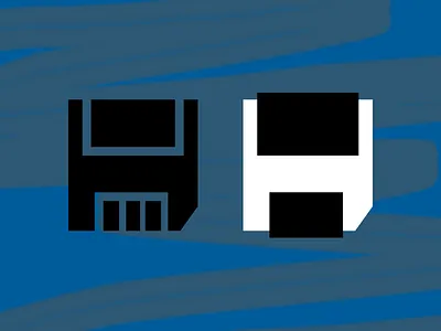 Abstract Save abstract disk floppy icon save