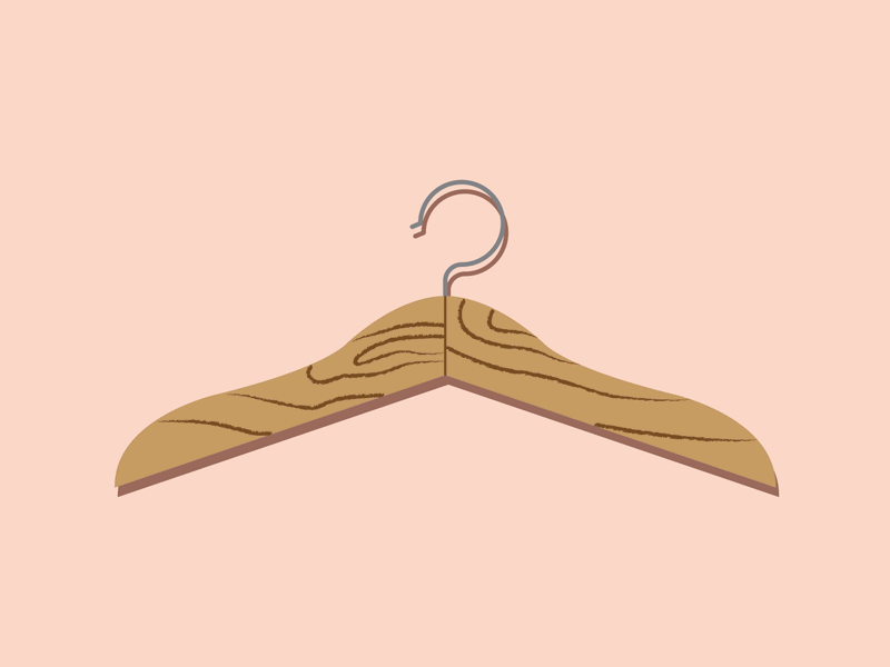 Hangers cintre clothes fashion hanger mode vector