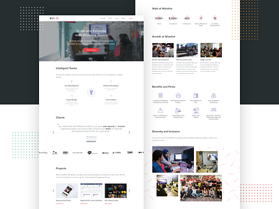 Wizeline | Website branding layout ui web website wizeline