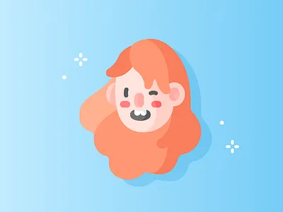 Self portrait character face protrait smile