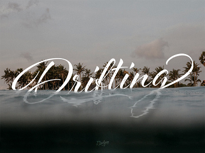 Drifting graffiti handmade handstyle handwriting hanoi logo monoline rawtype tag type typography vietnam