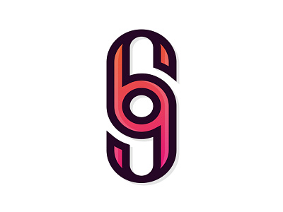 69 escu alex fish geometric grid logo logotype mark minimalism monogram symbol