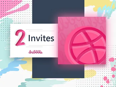 2x Dribbble Invites contest coupon dribbble give giveaway invitation invite shot winner