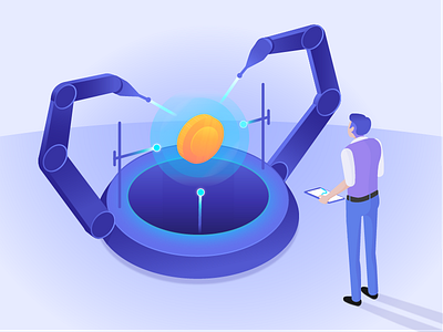 ICO Details Description Illustration business coins crypto cryptocurrency design ico illustration tokens ui ux web design zajno