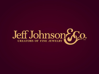 Jeff Johnson & Co. Logo ampersand apothecary black brand elegant fancy fine friendly jewelry logo typography white