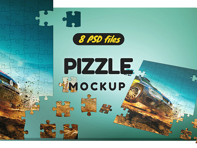 Puzzel Mockup 3d mockup board game mockup child connection cube mockup game mockup jigsaw puzzle mockup kid leisure games pieces mockup playing puzzle mockup