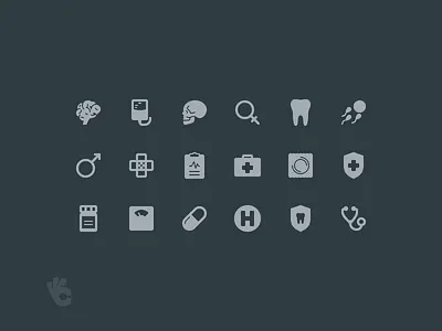 50 Medical & Healthcare Glyph Icon brain female glyph icon icons male medical pack set sign skull solid