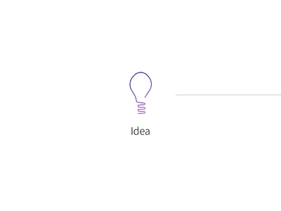 Product Design Process #1 design icon idea lightbulb process product