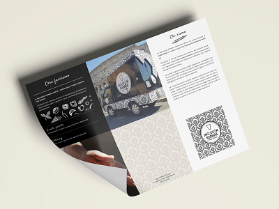 Street Food Kitchen Brochure branding design editorial food kitchen street food