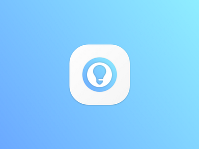 Bulb Icon bulb gradient icon