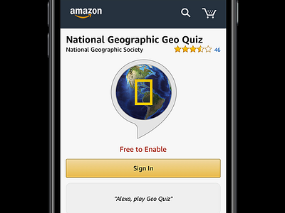 Geo Quiz Brand/Icon amazon app avatar branding design globe icon identity voice world