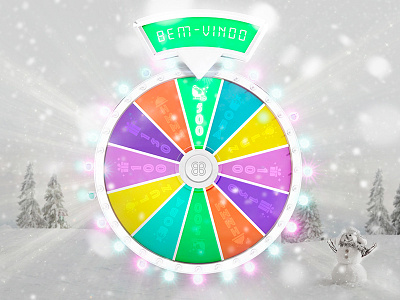 Wheel of Fortune advertising campaign christmas fortune lucky wheel wip