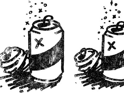 Aluminum aluminum beer can gold lunchbox goldlunchbox hatch karl hebert