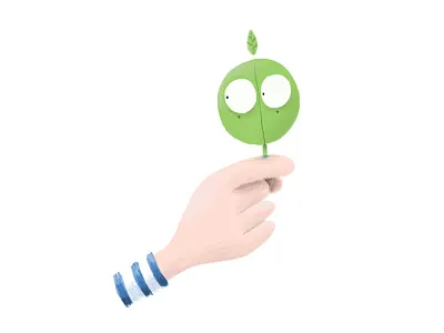 Greenling art childrens book digital hand illustration nature procreate