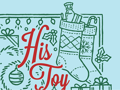 NYC Toy Drive Illustration charity children christmas drawing holidays illustration new york city nonprofit nyc stockings toys