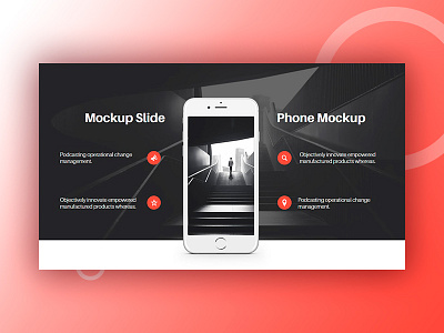 Gloobisk Powerpoint Presentation business design landing page mockup powerpoint slide