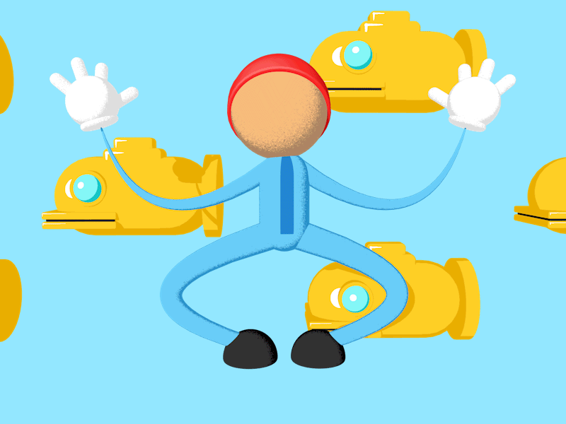 The Life Aquatic character cinema 4d sketch toon