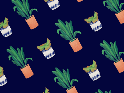 Plants drawing flapjack illustration pattern plants