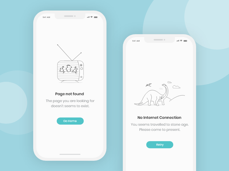 Example of Error Pages