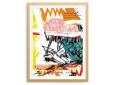 Last Cry collage design fine art graphic illustration