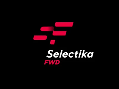 Selectika Forward logo branding f identity letters logo logotype s symbol