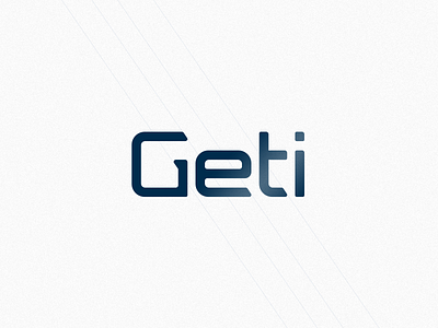 Geti – Branding #2 blue brand branding clean design graphic design identity logo logotype minimal