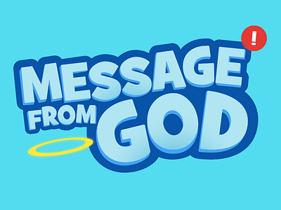 Message From God - App Logo app design illustration logo