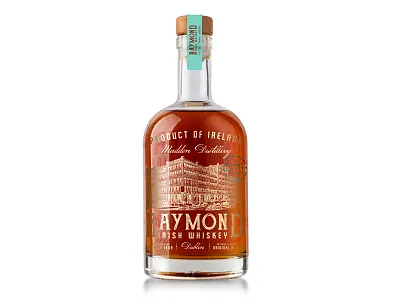 Raymond Whiskey bottle identity label packaging vintage whiskey