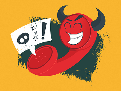 Prank Calls - Mascot design illustration mascot