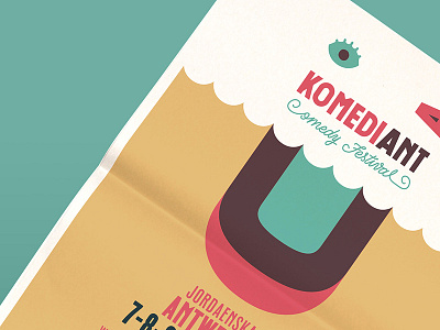 Komediant character design comedy festival hands illustration komediant logo design poster stand up comedy