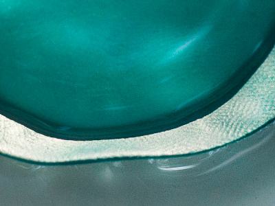 Turquoise blue: experiment with plasticine and water plasticine plastillustration