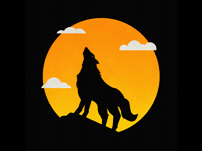 Wolf branch cat green jungle leaf moon wild wolf wood