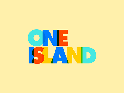 One Island Logo Alternate charity identity logo long island