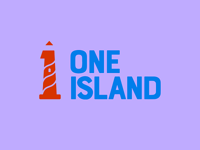 One Island Logo Alternate charity identity logo long island